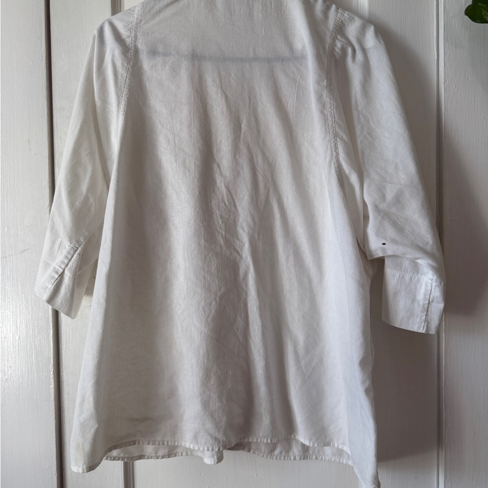 Cabrais Pearl Button White Shirt - Picture 7 of 8